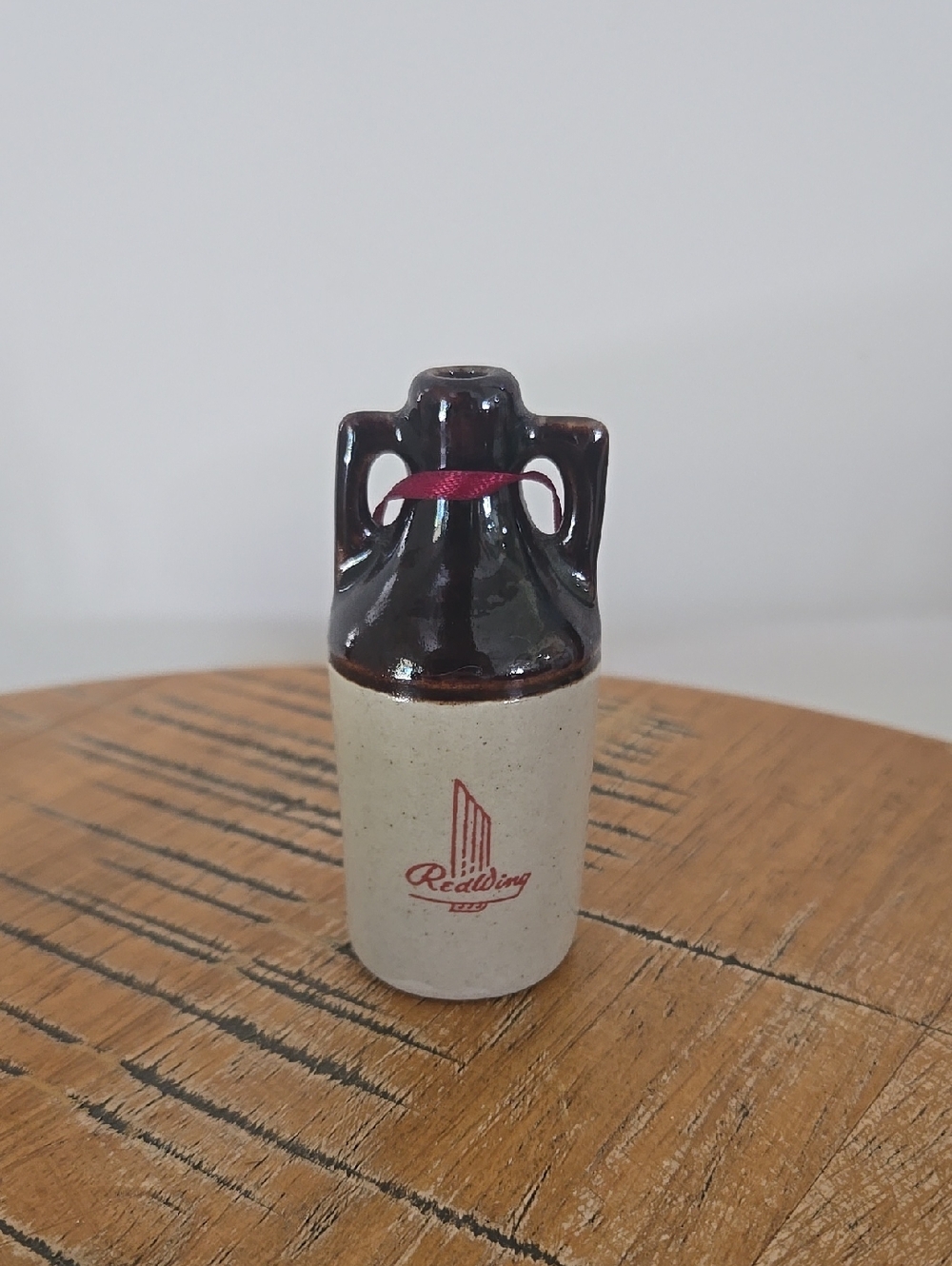 Red Wing Crock Christmas Ornament